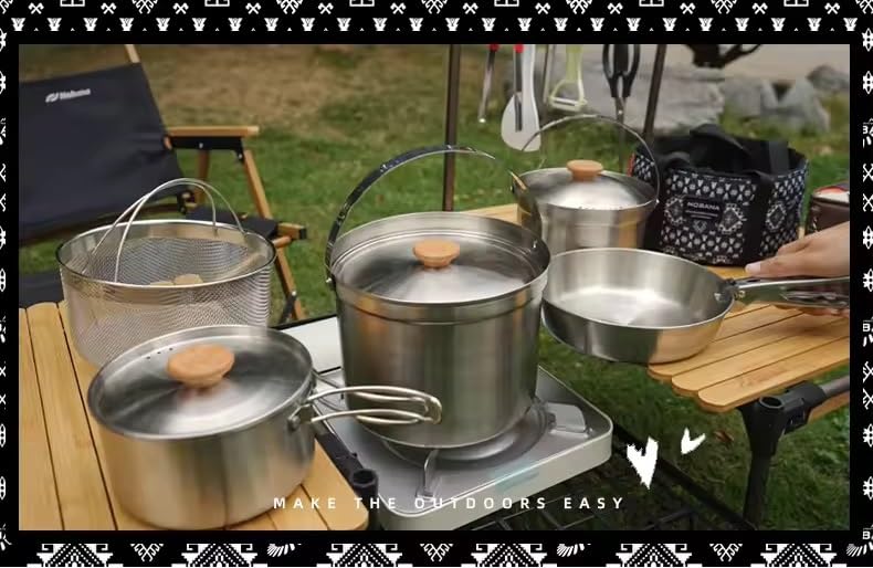 Amazon.co.jp: CHANODUG OUTDOOR フィールドクッカーセット 収納ケース